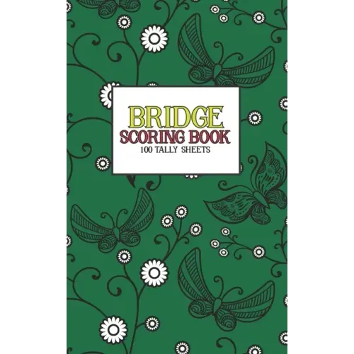 Bridge Scoring Book: 100 Tally Sheets