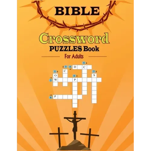 Bible Crossword Puzzle Book For Adults