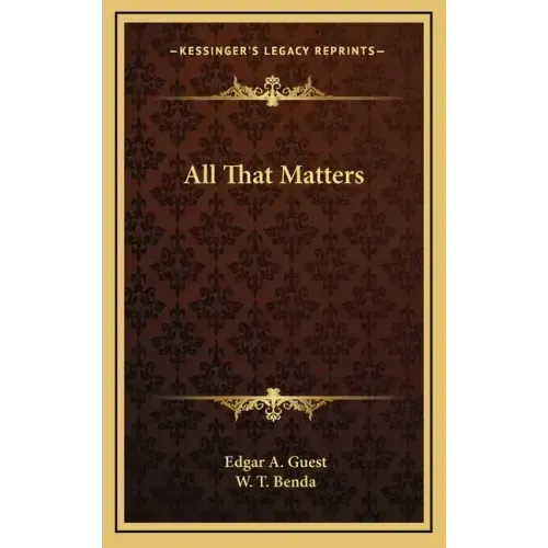 All That Matters