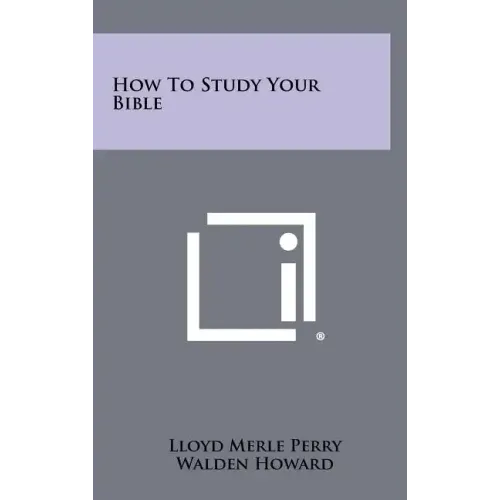 How To Study Your Bible