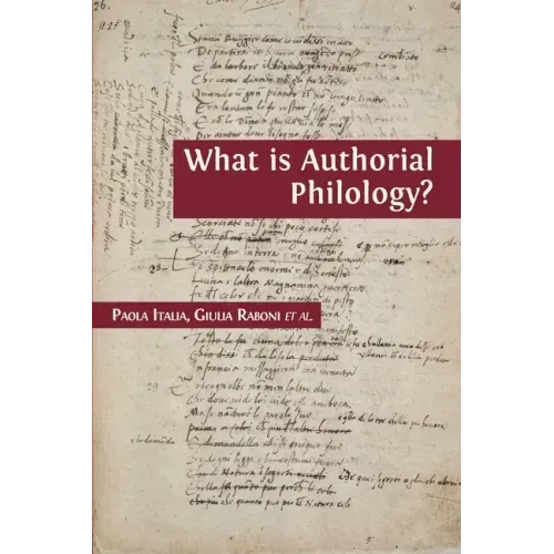 What is Authorial Philology?