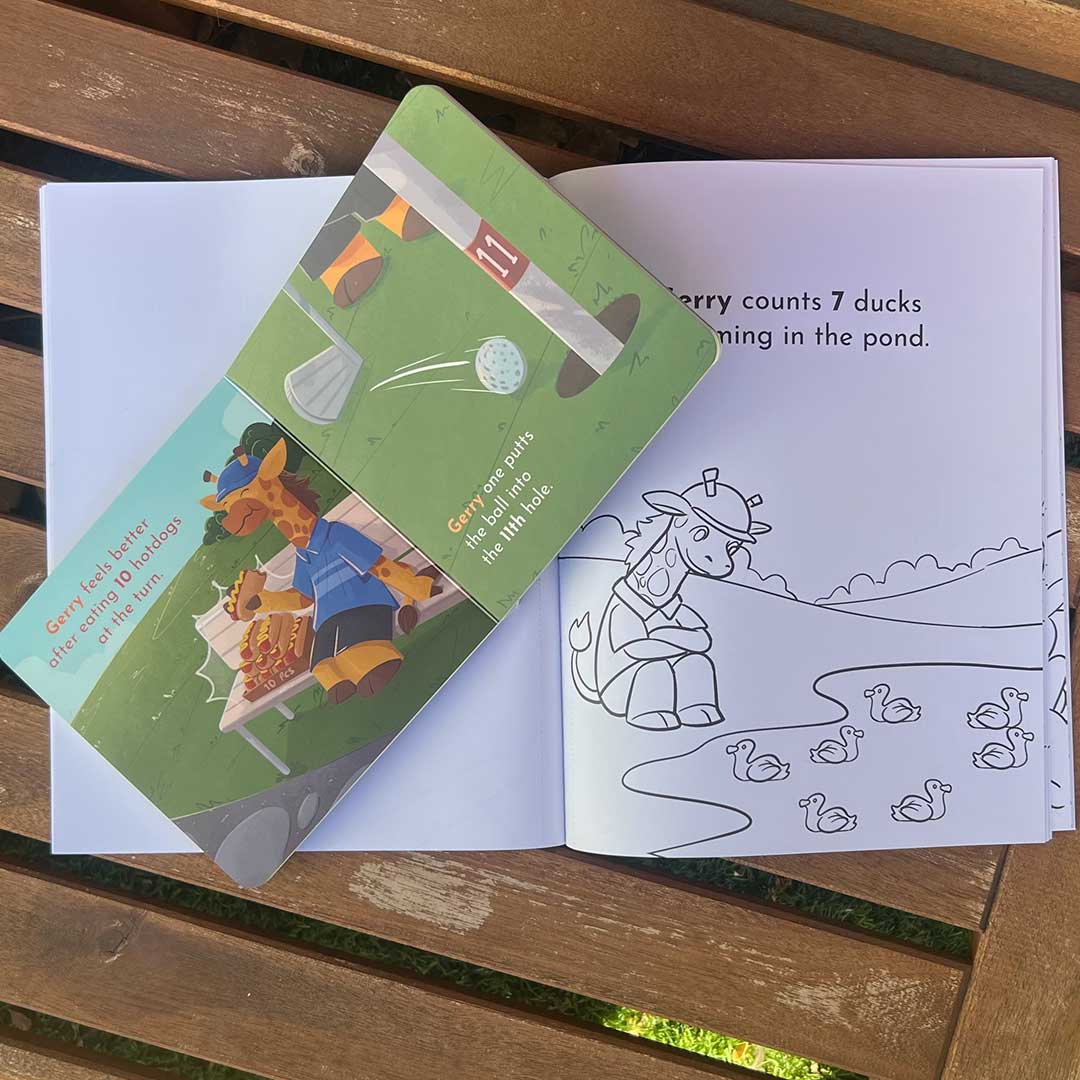 Numbers of Golf - Educational Children's Book