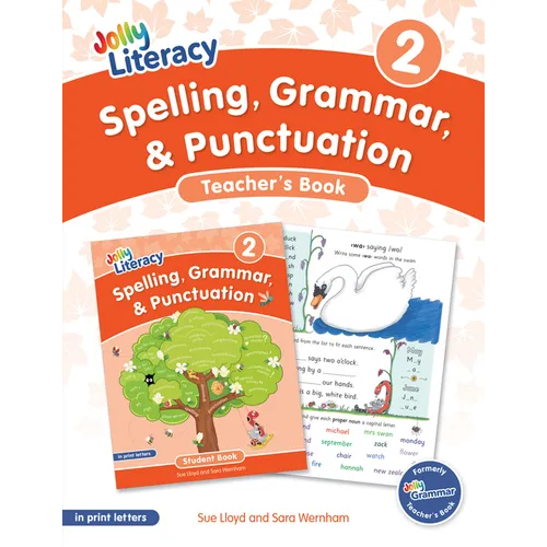 Spelling, Grammar, & Punctuation Teacher's Book 2: In Print Letters (American English Edition)