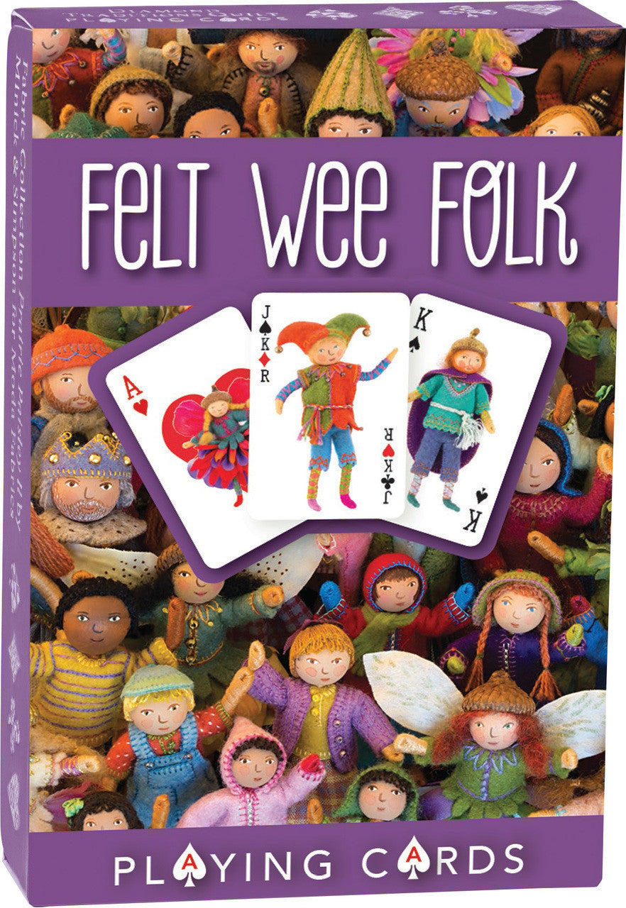 Felt Wee Folk Playing Cards POP Display
