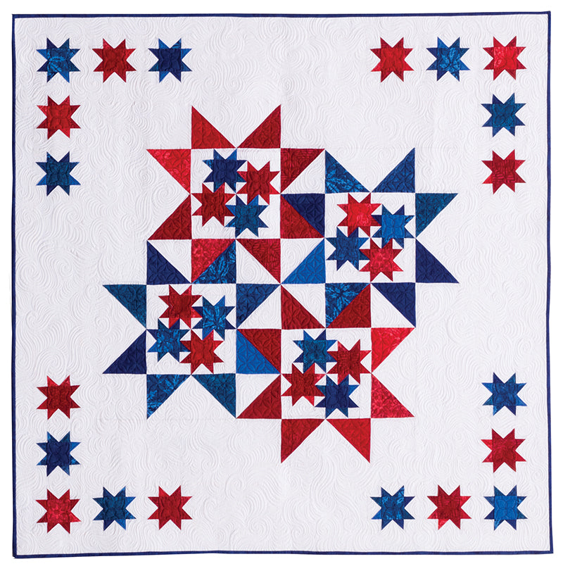 Red, White & Blue Star Quilts Book