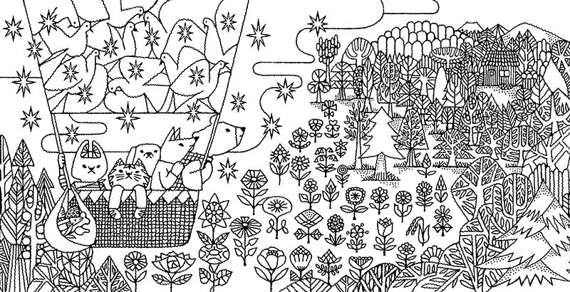 Woodland Kingdom Coloring Book