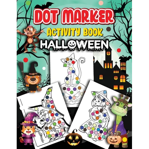 Halloween Dot Marker Activity Book
