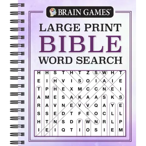 Brain Games - Large Print Bible Word Search