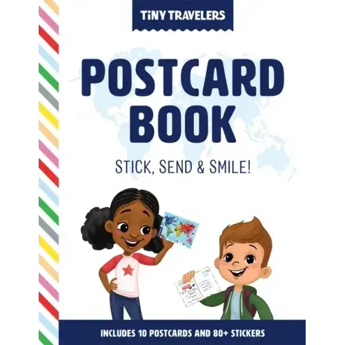 Tiny Travelers Postcard Book: Stick, Send & Smile!