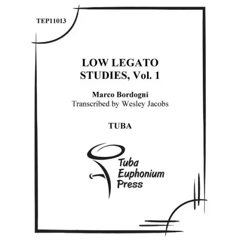 Low Legato Etudes for Tuba (volume 1)