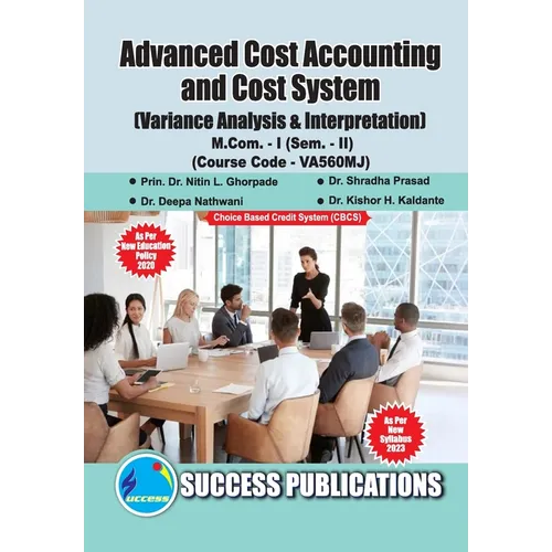 Variance Analysis & Interpretation, First Year, M.Com, Sem-II-English