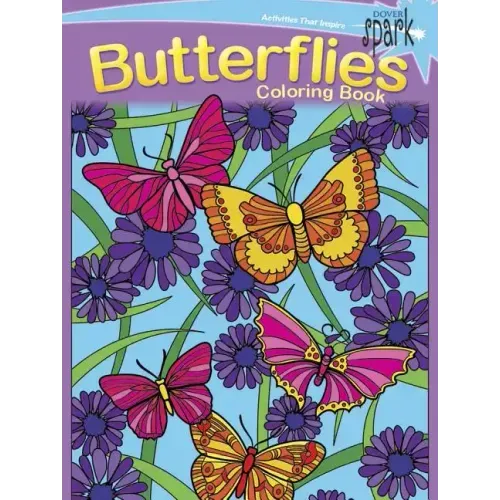 Spark Butterflies Coloring Book