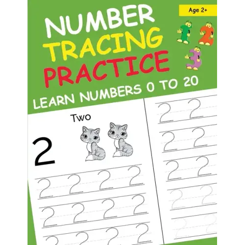 Number Tracing Practice Learn Numbers 0 to 20