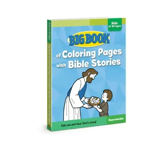 Big Book of Coloring Pages with Bible Stories for Kids of All Ages