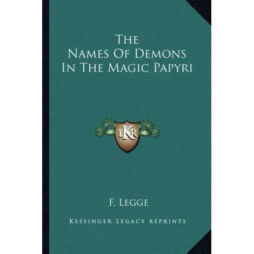 The Names of Demons in the Magic Papyri