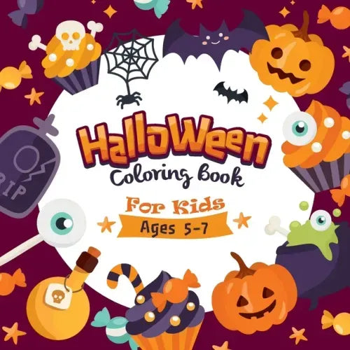 The Halloween Coloring Book For Kids: Halloween Coloring and Activity Book: Children Coloring Workbooks for Kids: Boys, Girls and Toddlers Ages 2-4, 4
