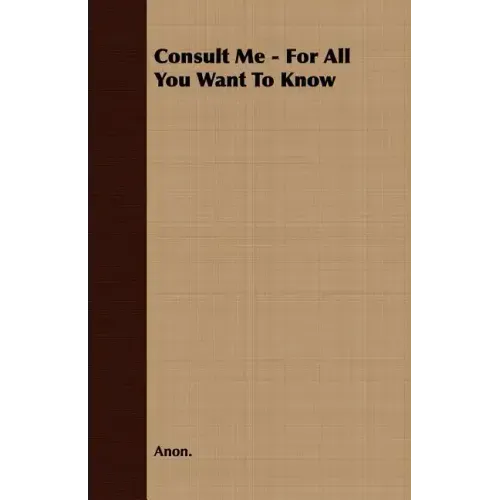 Consult Me - For All You Want To Know