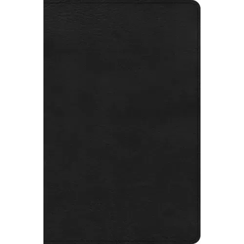 CSB Large Print Personal Size Reference Bible, Black Leathertouch, Indexed