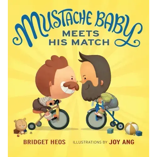Mustache Baby Meets His Match Board Book
