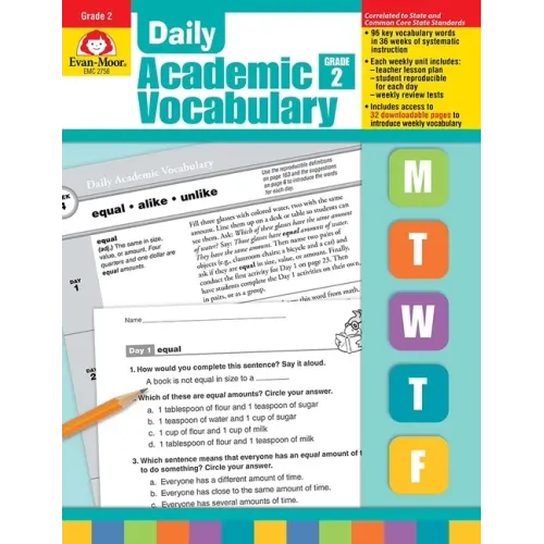Daily Academic Vocabulary, Grade 2 Teacher Edition