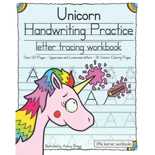 Unicorn Handwriting Practice: Letter Tracing Workbook
