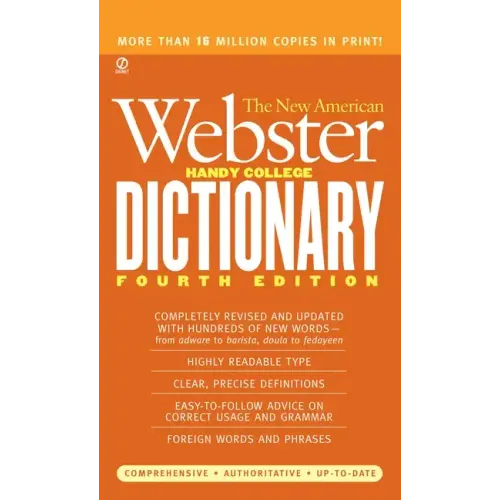 The New American Webster Handy College Dictionary: Fourth Edition