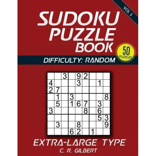 SUDOKU Puzzle Book - Extra Large Type (Vol 1)