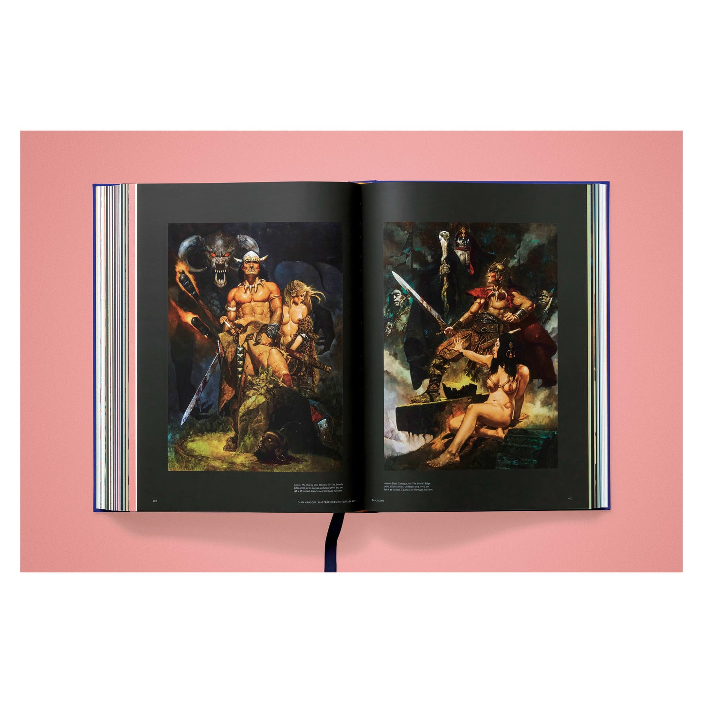 Masterpieces of Fantasy Art (German, French, English) Book