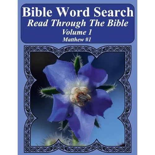 Bible Word Search Read Through The Bible Volume 1: Matthew #1 Extra Large Print