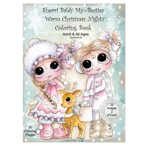 Sherri Baldy My Besties Warm Christmas Nights Coloring Book