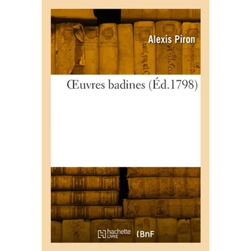 OEuvres badines