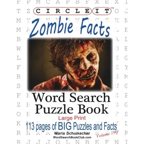 Circle It, Zombie Facts, Word Search, Puzzle Book