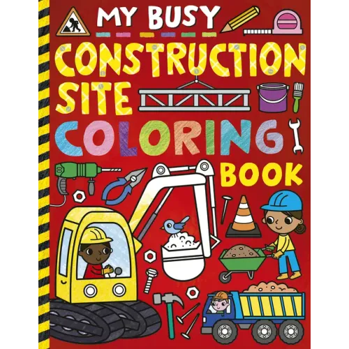 My Busy Construction Coloring Book