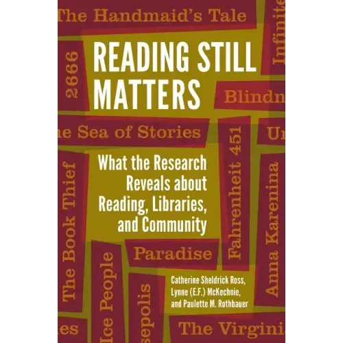 Reading Still Matters: What the Research Reveals about Reading, Libraries, and Community