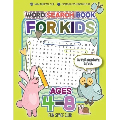 Word Search Books for Kids Ages 4-8: Circle a Word Puzzle Books Word Search for Kids Ages 4-8 Grade Level Preschool, Kindergarten - 3