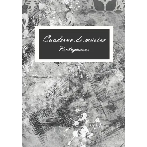 Cuadeno de musica: Libreta de pentagramas para escribir y aprender notas musicales, 120 paginas, 8 pentagramas por pagina, citas motivadoras