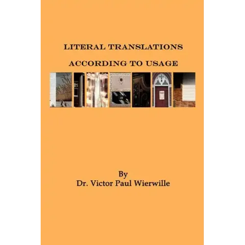 Literal Translations According to Usage