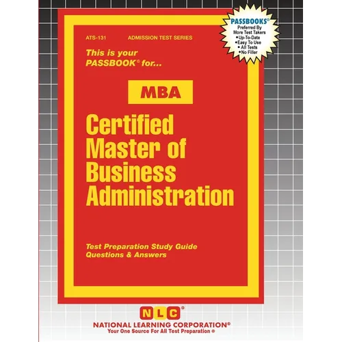 Certified Master of Business Administration (MBA)