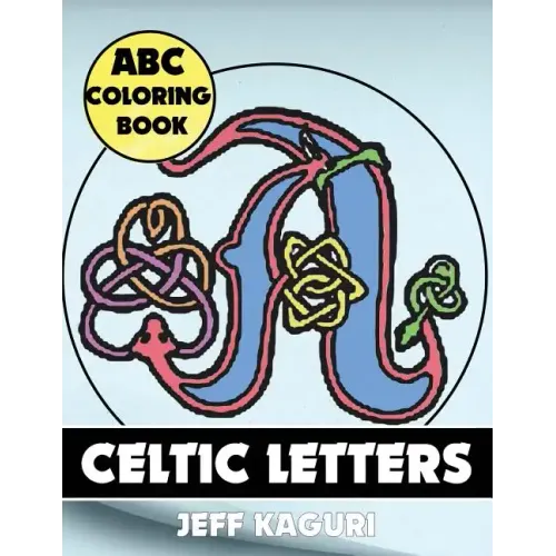abc coloring book: Celtic Letters