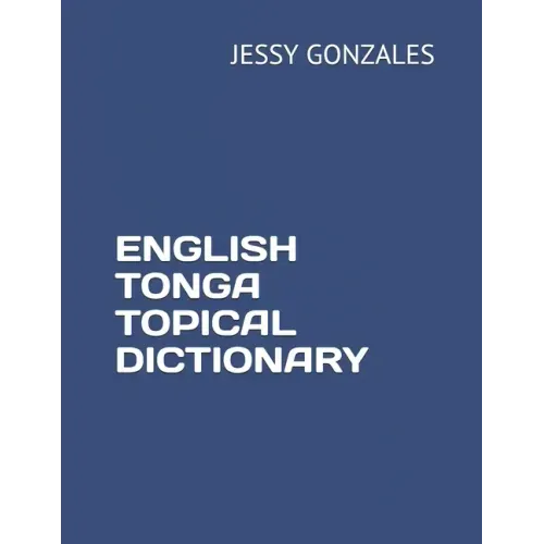 English Tonga Topical Dictionary