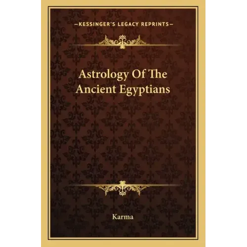 Astrology of the Ancient Egyptians