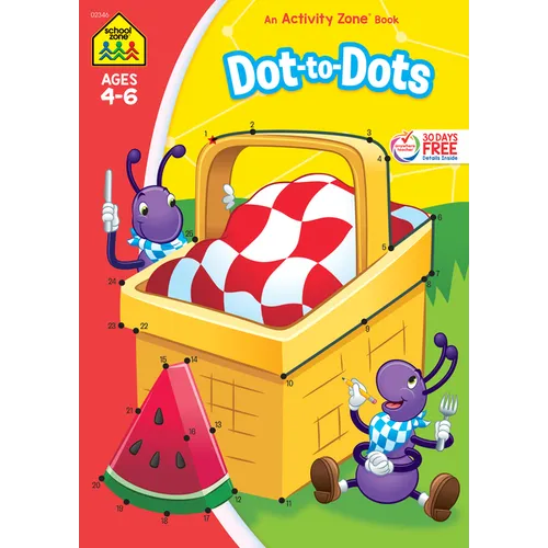 School Zone Dot-To-Dots Workbook