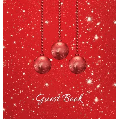 Christmas Party Guest Book (HARDCOVER), Party Guest Book, Birthday Guest Comments Book, House Guest Book, Seasonal Party Guest Book, Special Events &