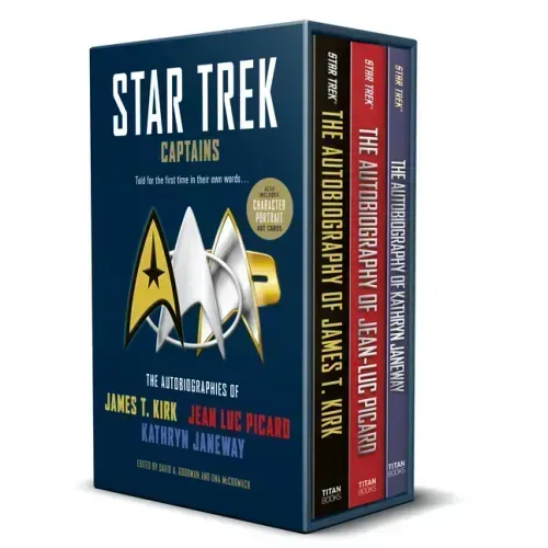 Star Trek Captains - The Autobiographies: Boxed Set with Slipcase and Character Portrait Art of Kirk, Picard and Janeway Autobiographies