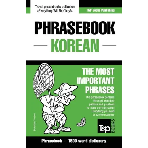 English-Korean phrasebook and 1500-word dictionary