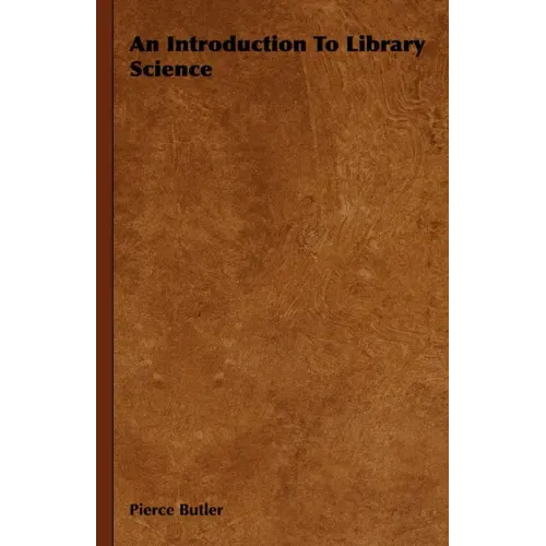 An Introduction to Library Science