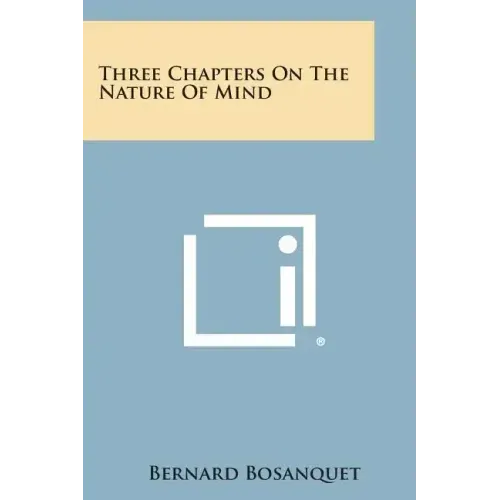 Three Chapters on the Nature of Mind