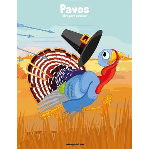 Pavos libro para colorear 1