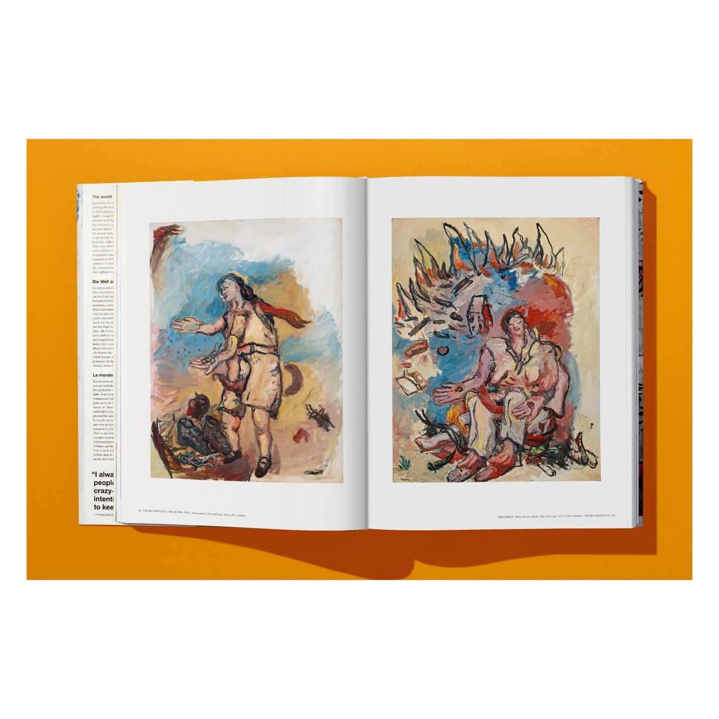 Georg Baselitz (German, French, English) Book