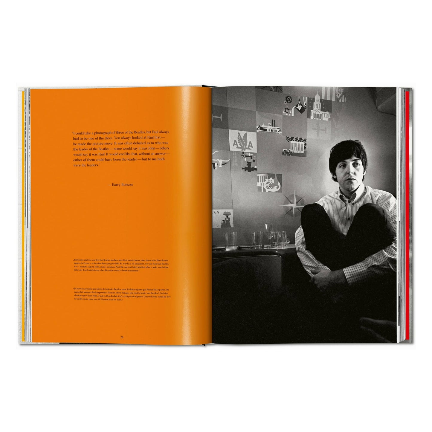 Harry Benson. Paul (German, French, English) Book